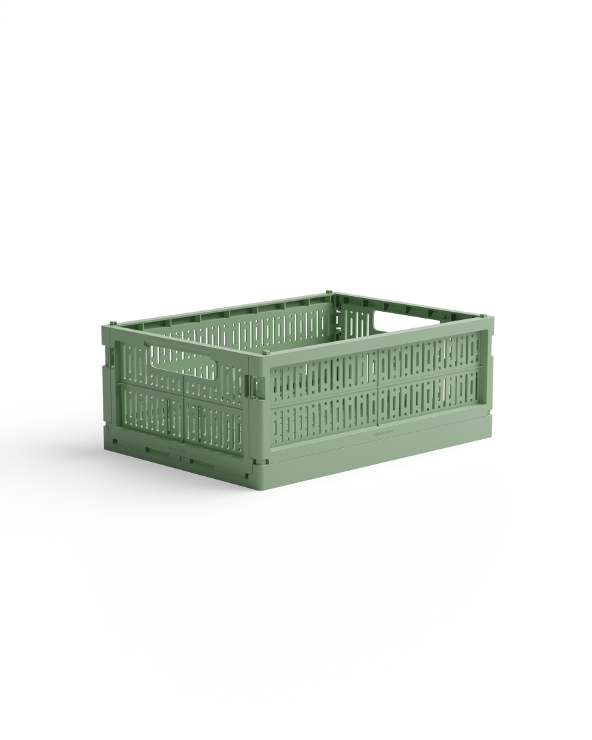 Faltkiste Midi Green Bean Made Crate