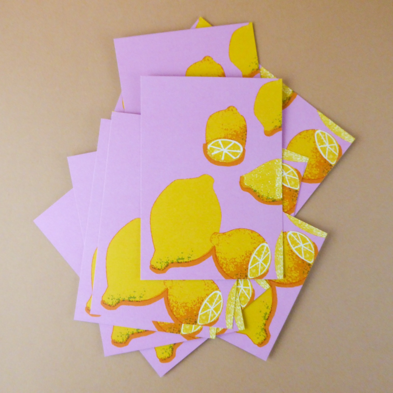 Postkarte Pink Lemons Jungwiealt 2
