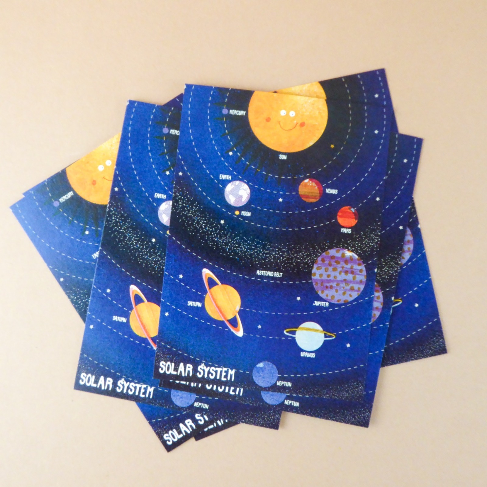 Postkarte Solar System Jungwiealt 2