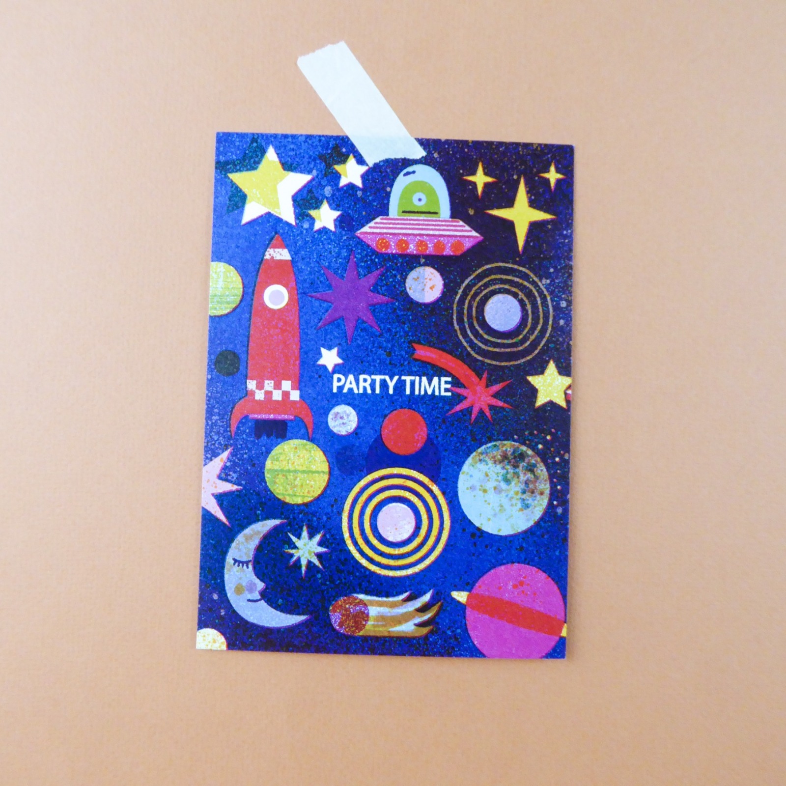 Postkarte Space Party Jungwiealt