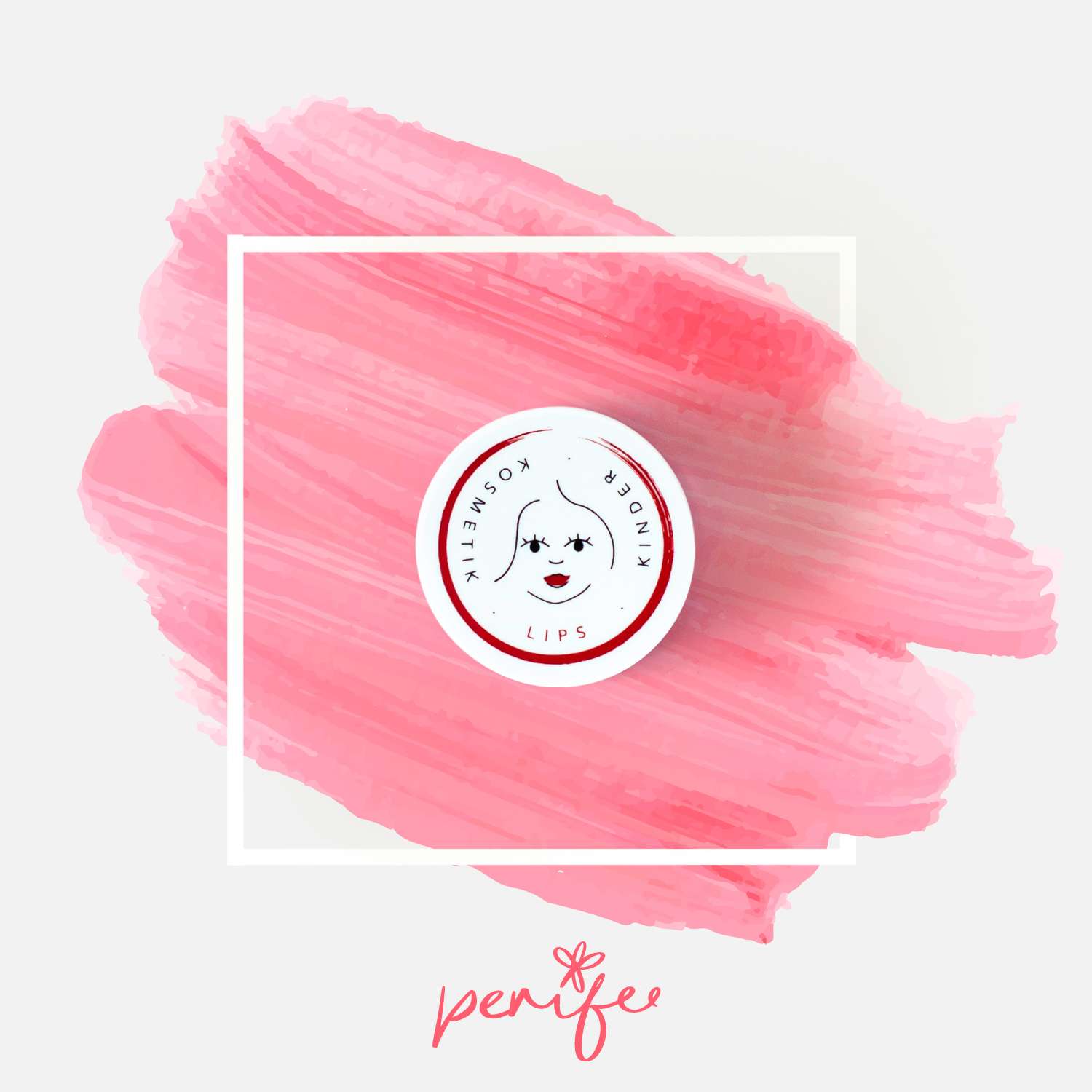 Lip Balm Shimmering Pink - Peri Cosmetics 3