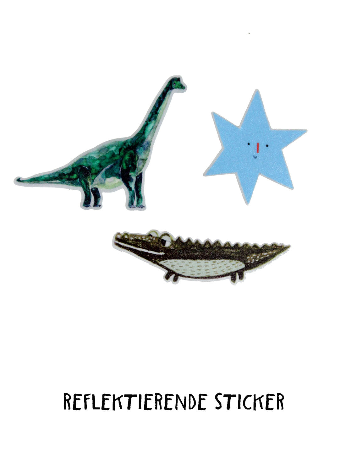 Reflektierender Sticker Dino und Freunde Halfbird 2