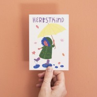 Postkarte Herbstkind JudithMachtDas
