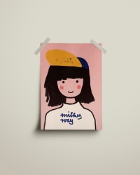 Postkarte milky way - Framboise und Ketchup 2