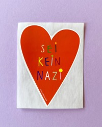 Sei kein Nazi Sticker