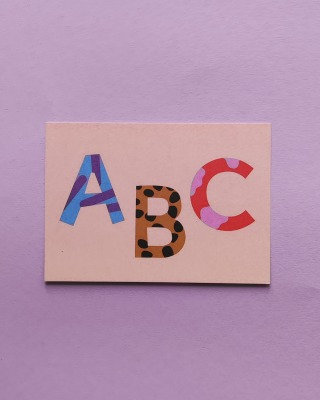 Postkarte ABC Studio Sandrine - ABC