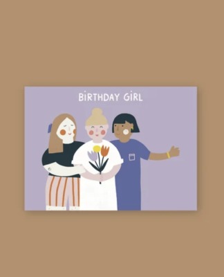 Postkarte Birthday Girl Jane Holtewert - Birthday Girl