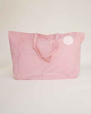 Cotton Bag Rosa - Nude Patch - Logo Nude
