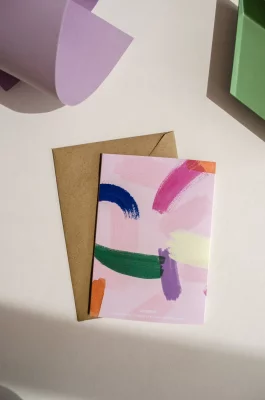 Klappkarte Happy Birthday Studio Sandrine - Soft Pink