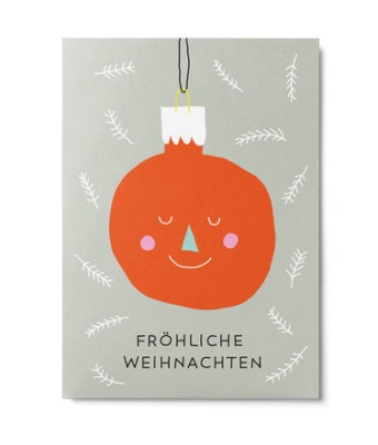 Postrkarte Fröhliches Weihnachten Unter Pinien - Fröhliches Weihnachten