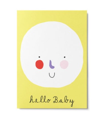 Postrkarte Hello Baby Unter Pinien - Hello Baby