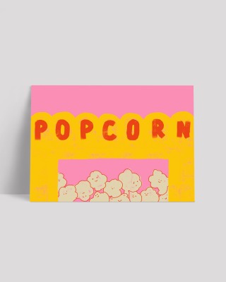 Postkarte POPCORN- Framboise und Ketchup - POPCORN