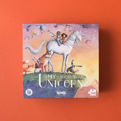 My Unicorn Puzzle Londji - Einhorn Puzzle mit Glitzer