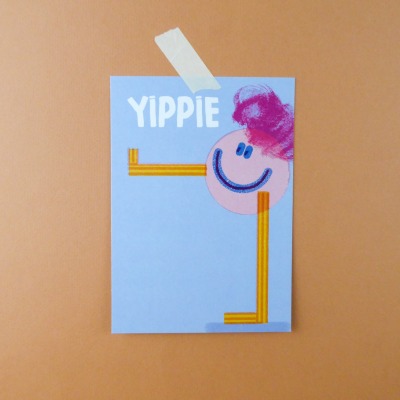 Postkarte Yippie Jungwiealt - Yippie