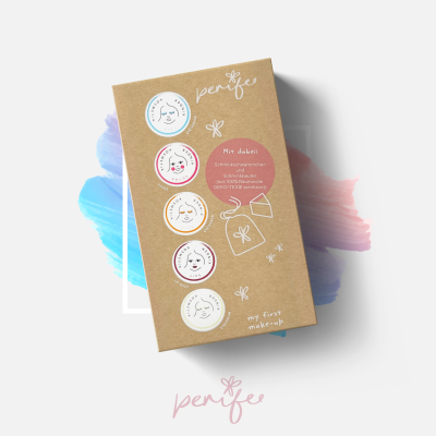 Golden Peach Set - Peri Cosmetics - Inkl. Schwamm und Säckchen