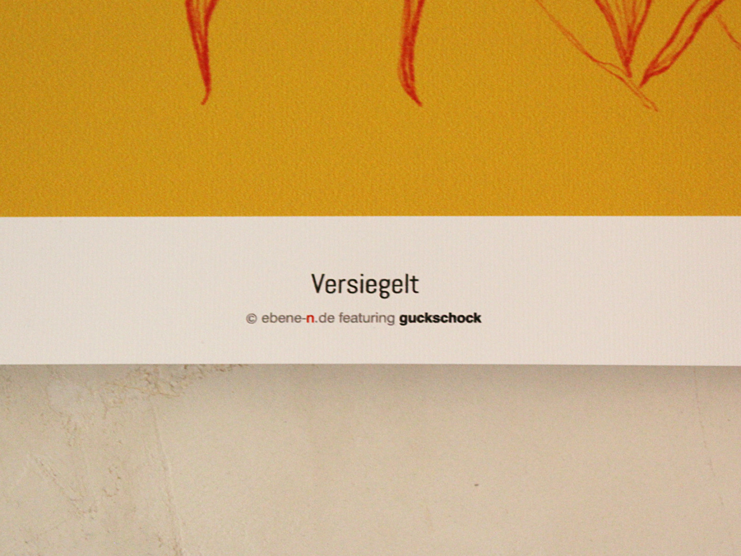 VERSIEGELT, Edition Rot-Ockergelb 5