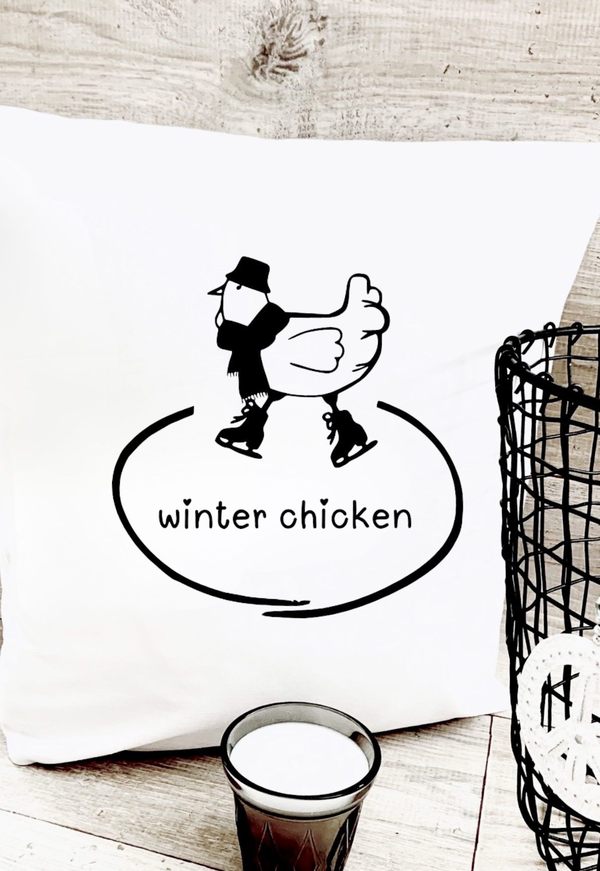 Huhn SVG Winter Hühner 7