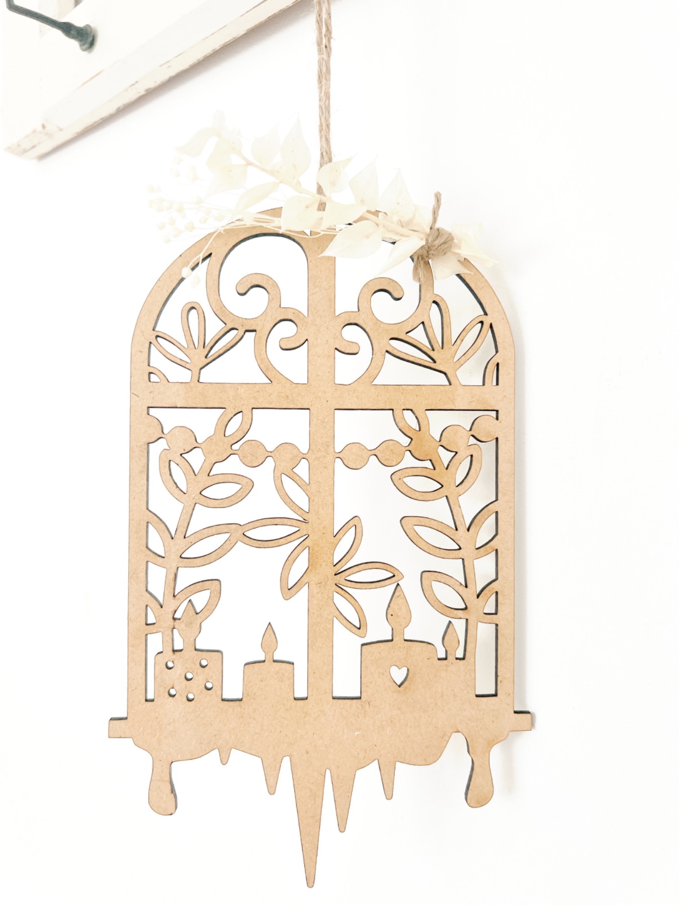 Lasercut Fenster Winter SVG 3