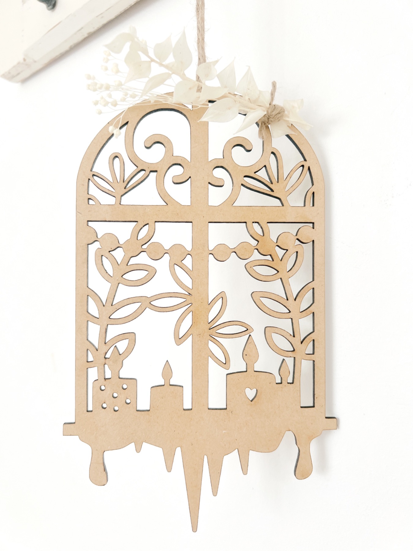 Lasercut Fenster Winter SVG 4