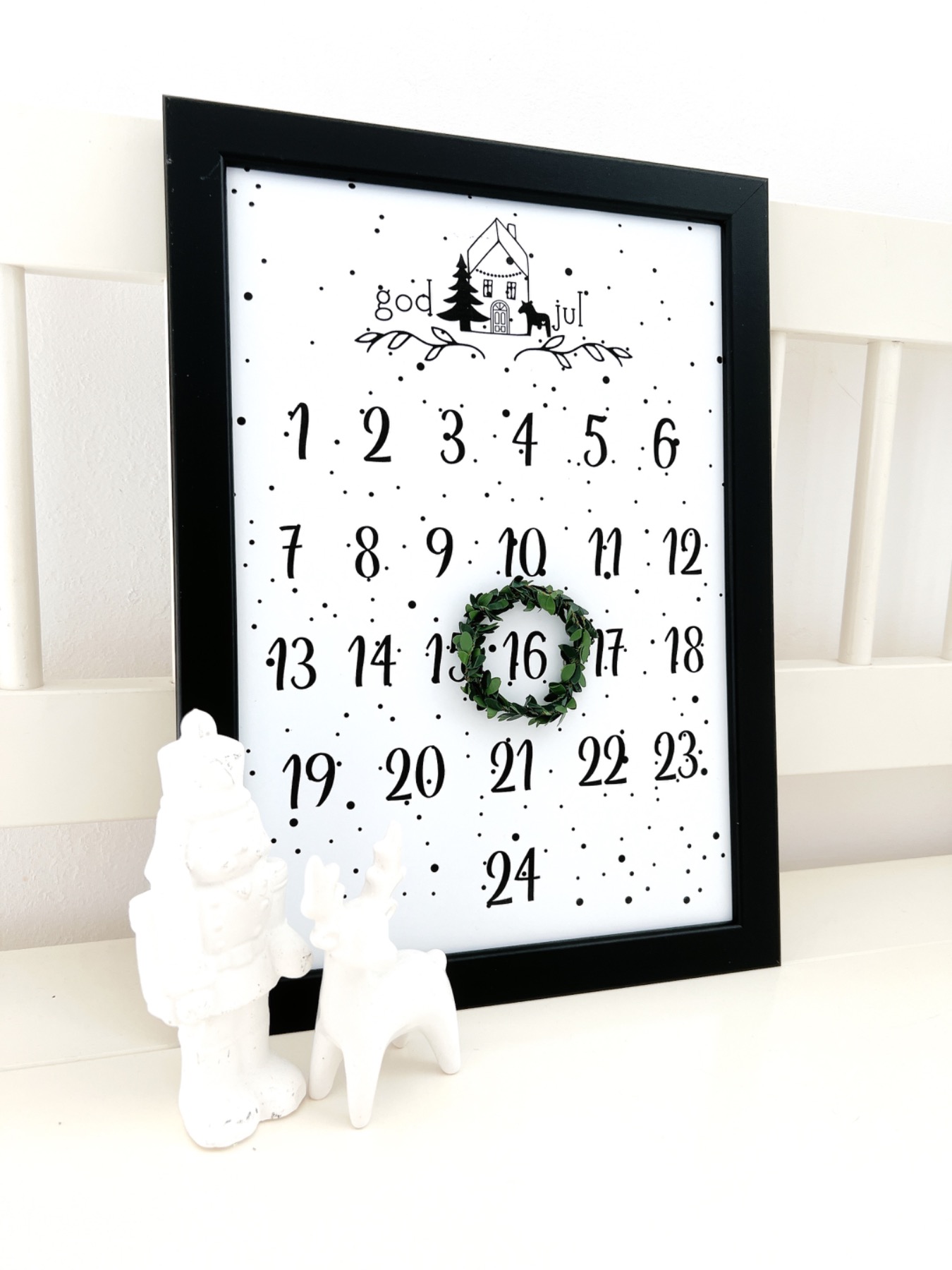 PNG Vorlagen Adventskalender Ewiger Adventskalender DIY Sofortdownload 2