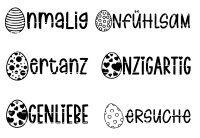 Plotterdatei Eiertanz Oster Design Ostereier SVG und PNG 5