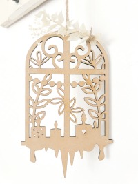 Lasercut Fenster Winter SVG 4