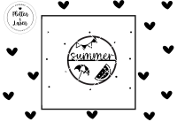 Laserdatei Sommer summer Kranz Design Plotterdatei Hoop SVG und PNG