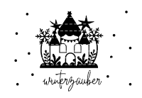 Laserdatei und Plotterdatei Schloss Winterzauber SVG 4