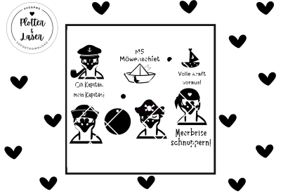 Plotterdatei und Laserdatei Möwe SVG - Digitaler Download