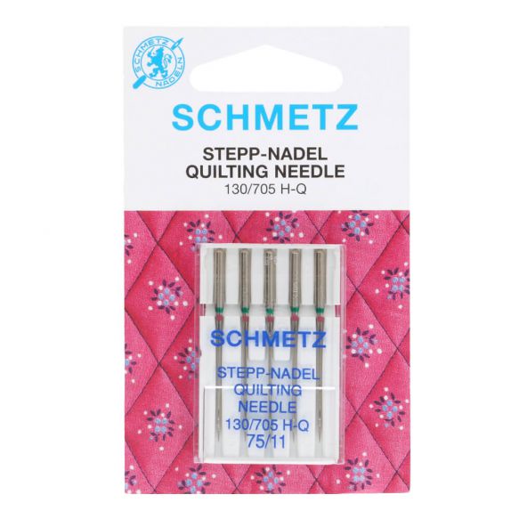 1Pck. Quilting-Nadeln für die Nähmaschine von Schmetz, Inhalt: 5 Stück