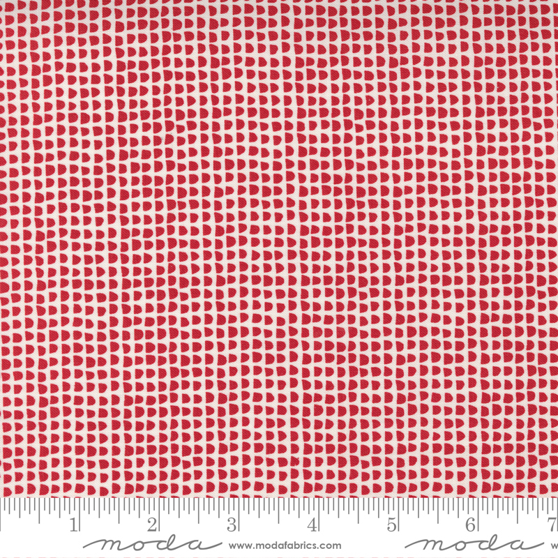 0,25m Baumwolle Red Barn Christmas Weihnachten Glen Check Karo Diagonal, ecru rot 12