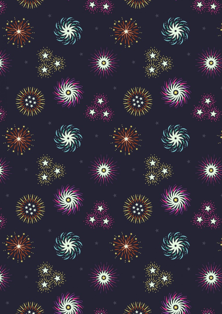 Small Things by Lewis &amp; Irene, Glow in the dark Fireworks Feuerwerk, schwarz