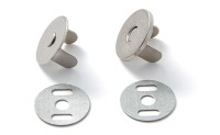 1Pck Magnet-Verschlüsse 19 mm Prym - Inhalt: 1 Stück, silberfarbig 2
