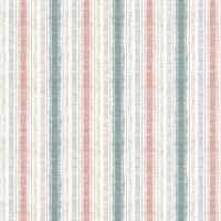 0,25m Baumwolle A Country Weekend Multi Stripe Streifen , dusty mint creme oldrose