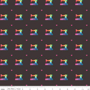 0,25m Make by Quietplay Rainbow Stripe , weiß bunt 5