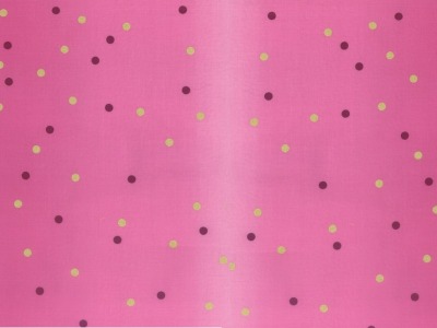 Ombre Confetti Metallic Dots, magenta pink gold - Ombre Confetti Metallic by V&amp;Co by Moda