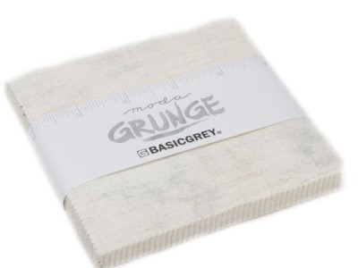 1Stk. Charm Pack 42 Teile Grunge by Basic Grey, Creme