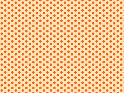 0,25m Baumwolle Wild and Free Punkte Dots, orange vanille - Wild and Free by Jessica Mundo for Henry