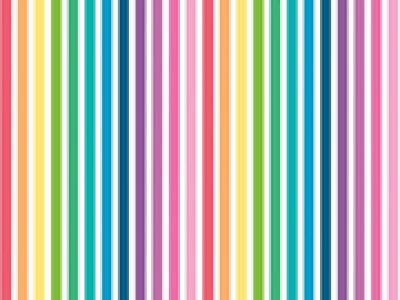0,25m Make by Quietplay Rainbow Stripe , weiß bunt - Make by Kristy Lea of Quietplay Riley Blake