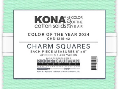 Charm Squares: Kona Color of the Year 2024 Julep Charm pack mint