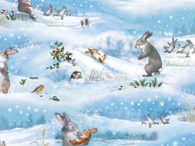 0,25m BW Grandmas Christmas Wish Snow Play Schneespiel, weiß bunt - Sleeping Bear Press by Michel