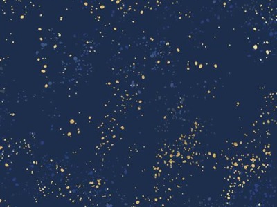 0,25m BW Basics Speckled Metallic Navy Ruby Star, navy