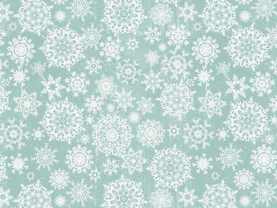 0,5m Baumwolle Christmastime by Tim Holtz Snowfall Schneeflocke Weihnachten, mint weiß