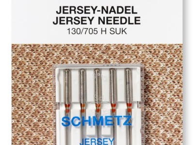 1Pck. Jersey-Nadeln für die Nähmaschine von Schmetz, Inhalt: 5 Stück - Wähle Deine Stärke unten