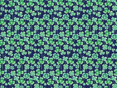 Somebunny to Love Clover, Klee, navy grün - Somebunny to Love by Dear Stella Fabrics