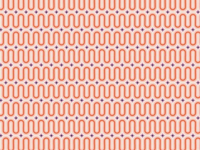0,25m Baumwolle Sunburst by Art Gallery Summer Beach Retro Muster Kombi, orange weiß - Sunburst by