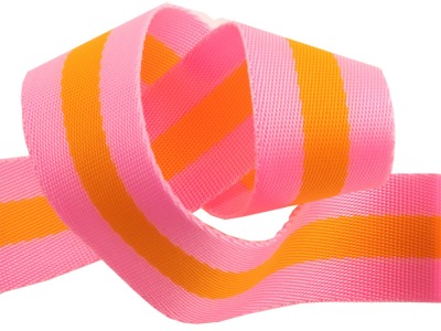 1m Tula Pink Gurtband , pink orange