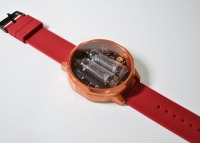 Nixie Watch the N-186 vintage Wrist Watch ,tube watch, Aluminium and IN_16 tubes, RGB,accelerometer