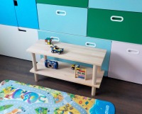 Modern Nursery Shelving ,Low Shelving Unit, Holzregal, Moderne Regale, Low Bookcase, Massiv Holz
