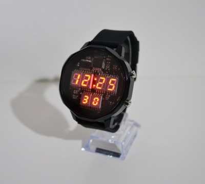 Nixie watch 6 Digit - wasser dicht | metal | accelerometer | sapphire glass